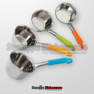 panci mie / susu stainless gagang warna