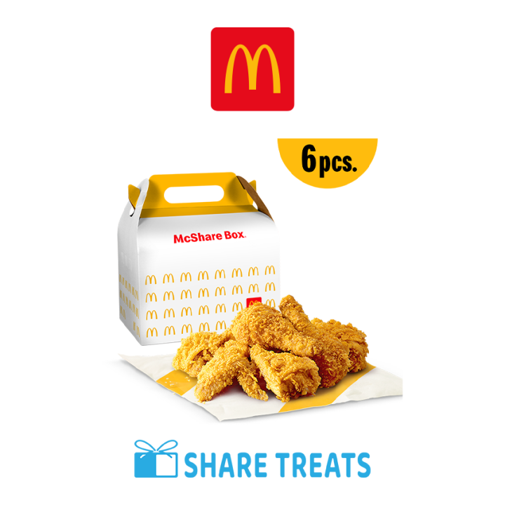 McDonald's 6pc Chicken McShare (SMS eVoucher)