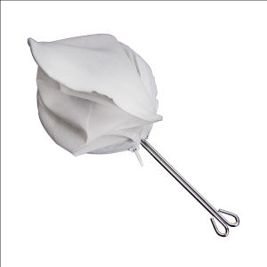 Coffee filter bag washable reusable stainless steel fine cotton cloth filter
