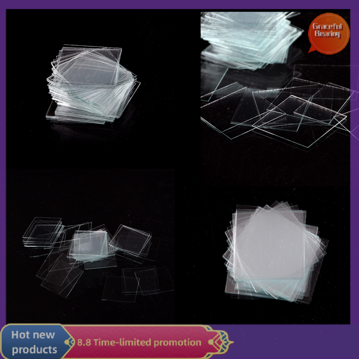 Graceful 100 pcs Glass Micro Cover Slips 22x22mm Microscope Slide