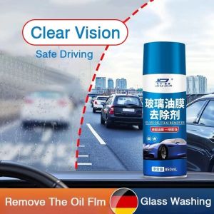 【MY Girl】Buy 1 Take 4 5pcs Car Glass Cleaner Oil Film Remover 450ml Powerful Stain Removal Agent