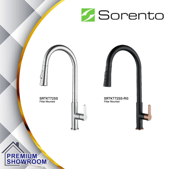 SORENTO Pillar Mounted Kitchen Sink Tap / Cold Tap / Water Tap / Faucet