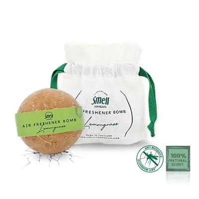 All Natural Camphor Air Freshener Bomb & Refill Value Packs - Smell Lemongrass