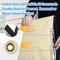 Round Well Head Cover (5 ° F) - Insulated Well Pump Cover - Decorative Well Pump Covers - Thickened 3 Layers Well Cover for Water Wells Freeze Proof, 8"Dia x 12"H, Beige. 