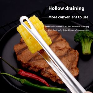 ที่คีบบาร์บีคิวสเตนเลสสตีลสำหรับปิ้งย่างดีไซน์กันหยดอุปกรณ์ที่ใช้ในครัว