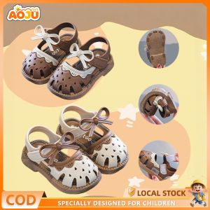 AOJU Shoes For Kids Girls Summer Fashion Cute Princess   Soft Bottom Non-Slip Sandals