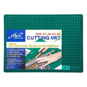 แผ่นรองตัด แผ่นรองตัด a4 แผ่นรองตัด a3 แบรนด์ Elfen ทน หนา ยืดหยุนสูงใช้ได้ยาวนาน แผ่นลองตัด แผ่นรองกรีด สำหรับงานสำนักงาน HOME&OFFICE