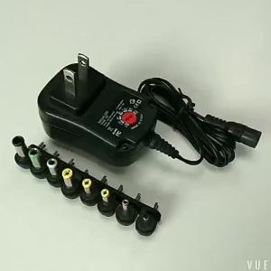 12W Adjustable Power Supply Charger Adapter US Plug DC 3V / 4.5V / 5V / 6V 7.5V / 9V 12V