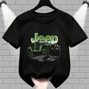 Kaos Anak Laki-Laki Mobil Jeep All Size S-XXL Bahan Katun Terbaru untuk usia 1-15 thn