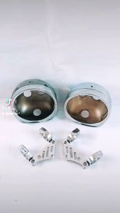 BATOK LAMPU DEPAN SUZUKI VANVAN FANFAN 575 INCH CROME DAN MENTAH FULL PRESS SET KUPINGAN CINCIN CNC AS 31 AS 33