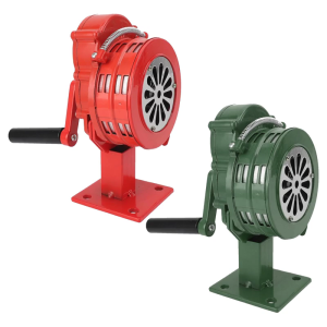 Manual Siren Loud 110dB Alert Penetrating Sound Hand Crank Siren For Public Safety Crowds Control Emergencies