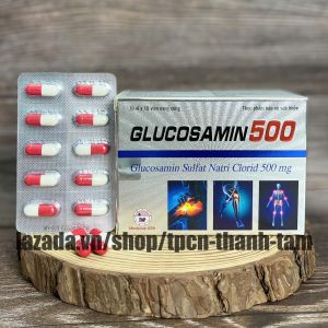 Viên Xương Khớp GLUCOSAMIN 500mg giúp giảm các triệu chứng đau nhức xương khớp mỏi gối tê bì chân tay