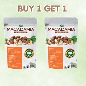 【Buy 1 Get 1 Free】Maccadamia Nuts Original Dried Fruit Healthy Food Rich Nutrition Glunten Free 200g Ready to Eat of Nuts