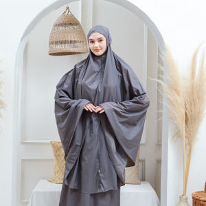 Mukena Traveling Mini Pouch Dewasa 2 In 1 Parasut Korea Premium – Solusi Ideal untuk Perjalanan