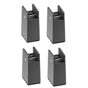 Pack of 4 Multipurpose 2Inch Bed Risers Furniture Lift Support Convenient Accessory for Sofa Table Chair Desk Use