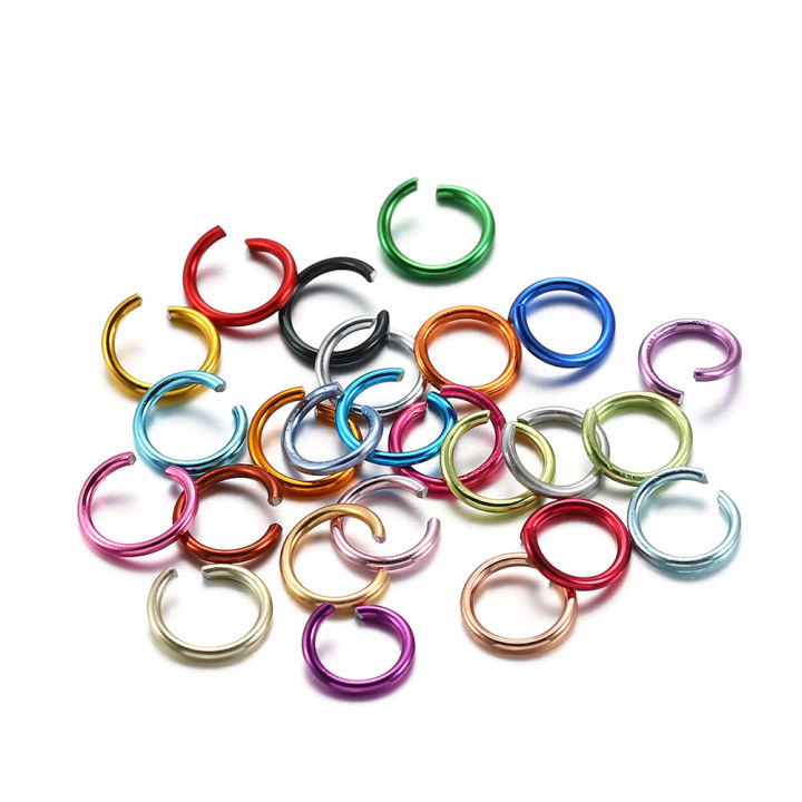 St Kunkka Pcs Bag Mm Colorful Open Jump Rings Split Jump Ring