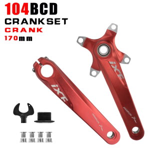 IXF MTB bike crankset bicycle hollow integrated crank modified single disc 104BCD 32 34 36 38 40 42T crankset bottom bracke