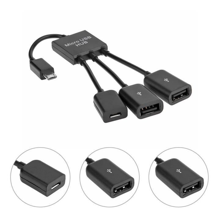 USB Android Adapter OTG USB Mouse Hub to Keyboard 2.0 Male USB TypeC 3