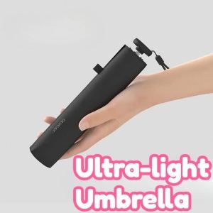 xpkQ Ultra Light Umbrella Carbon Fiber FrameFive Fold Portable Household Umbrellas Pocket Size Sun Rain Parasol Women Rain Gear 9R3H1