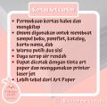 (ISI 10) Karton Art Carton 190 210 230 260 GSM F4 A4 Kertas Art Paper. 
