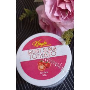 Khayla Tomato Scrub | Scrub Muka & Badan | Buang Sel Kulit Mati & Mencerahkan Kulit