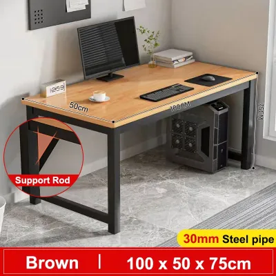 140CM/120CM/100CM/80CM Computer Desk Study Table Notebook table office table office desk Computer Table Meja Belajar办公桌