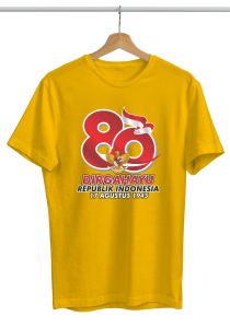 Kaos Atasan oblong pria Lengan pendek Kaos oblong / Kaos pria  Sablon 17 agustusan ke 80/ Kaos Oblong Pria/ Baju Kaos Tshirt/ Tshirt pria / Tshirt pria