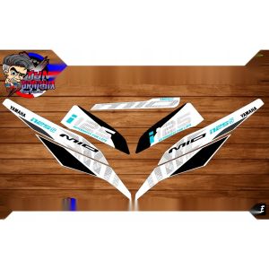 YAMAHA MIO I 125s Stock decals 2019 (WHITE) w/freebies