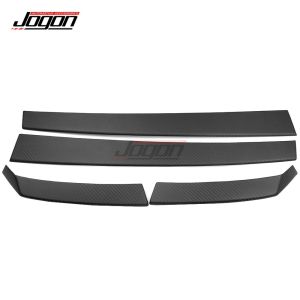 mv1 4Pcs Carbon Fiber Exterior Car Rear Trunk Spoiler Splitter Cover Trim Accessories For Hyundai Ioniq 5 NE 5 N SE 2022-2025 M6Y1T