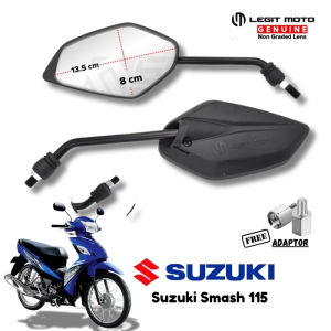 Suzuki Smash 115 LEGITMOTO SIDE MIRROR CLEAR LENS ADJUSTABLE LONG STEM (WALANG GRADO)3246