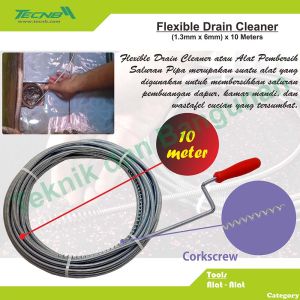 Flexible Drain Cleaner / Alat Pembersih Saluran Pipa 10 Meter