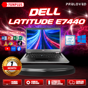 DELL  LATITUDE E7440 I5-4TH GEN I WINDOWS 10 I 4GB RAM 128GB STORAGE I PRELOVED