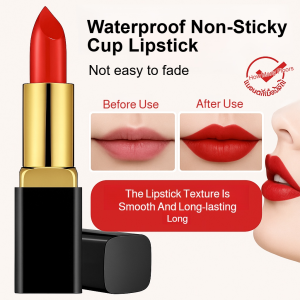 Liyen Meiwo Waterproof Lipstick Non-Sticky Cup Charm Lipstick Elegant Goddess Moisturizing Lip Balm