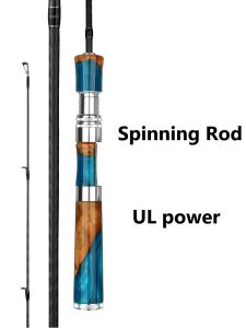 Mới | cần câu | quay/cần câu | Vòng hướng dẫn Fuji | ul điện/hoạt động nhanh | thu hút: 1.5-7g | cần bằng carbon | cán bằng gỗ tự nhiên |