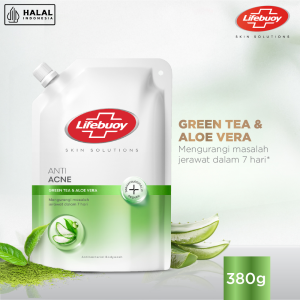 Lifebuoy Sabun Mandi Matcha Lawan Acne 380ml