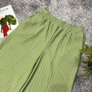 Celana Kulot Knit Pants Highwaist Loose Premium jumbo