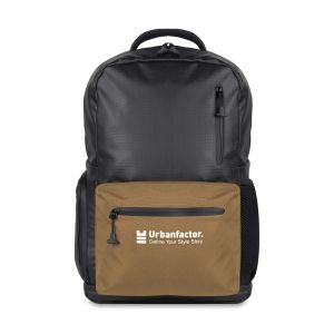 OASIS BLACK GOLD |ManNeedMe x URBAN| Tas Ransel Punggung Pria Backpack Laptop Kuliah / Kerja