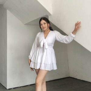 Emily Dress Natal Korean Style Big Size Baju Wanita Murah Jumbo Rayon Premium Polos Gaun Gereja 2024