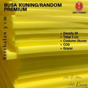 Busa Royal Foam Alas Tidur Lembaran Tebal 3 Cm Ukuran 200x160 cm Spons Spon Meteran Lapisan Sofa Kursi Bergaransi  Anti Bkateri Spone Poles Mobil Motor Media Cuci Piring produk viral hamparan alas rebahan termurah