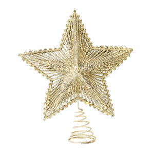 【On Sale】เลื่อมประดับของตกแต่งรูปต้นไม้รูปดาวห้าแฉกสำหรับตกแต่งเทศกาลคริสต์มาส3D แวววาวระยิบระยับ