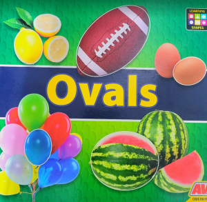 Learning Shapes: Ovals (Educational book for Children)