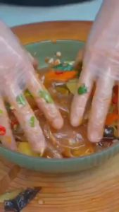 Iron-stick yam noodles hot pot stew cold noodles Iron Stick Yam Powder Skin Noodles