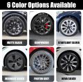 Rim Touch Up Paint(Gunpowder) for Tesla Model Y/3/S/X Gemini Dark/Uberturbine/Arachnid/Cybersteam/Turbine Wheel, Curb Rash Repair Rim Scratch Repair with Masking Tape & Sandpaper. 