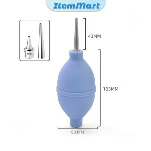 ItemMart Rubber Air Blower Dust Cleaner With Long/Short Nozzle for Mobile Phone/Camera Lens Cleaning Tools