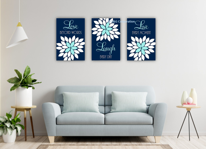 HD Hiasan dinding ruang tamu /living room decoration / modern