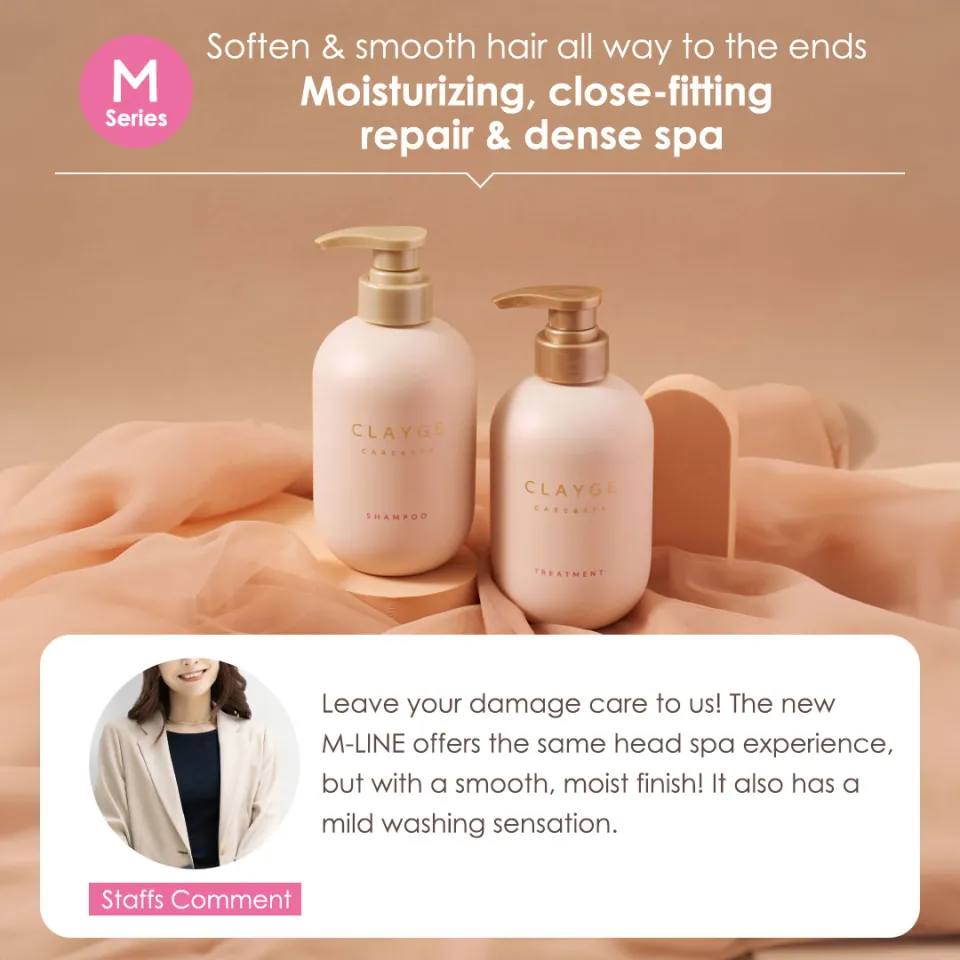 CLAYGE Hair Shampoo Treatment Conditioner Head Spa Clay Mask