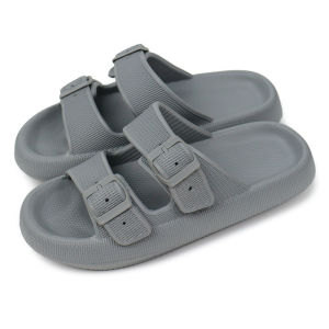 Free Shipping New Summer Couple Slippers Suitable For Outdoor Wear Thick-Soled WomenS One-Strap Design MenS Design For Indoor And Outdoor Use With Double Straps