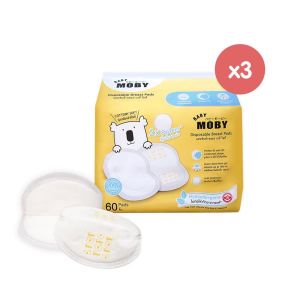 Baby Moby แผ่นซับน้ำนม  60 ชิ้น