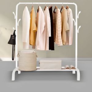 Rak Baju Gantung Berdiri Rak Baju Gawang Estetik Stand Hanger Stand Cloth Hanger Gawang Rak Jemuran Pakaian Portable