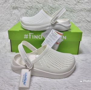 รองเท้าแตะ ยี่ห้อ Crocs  LiteRide รองเท้าแตะรัดส้นผู้ชาย รองเท้าแตะ กันน้ำ กันลื่น